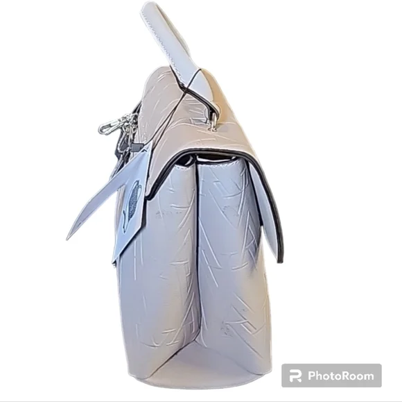 Adrienne Vittadini the AV BORSETTA COLLECTION EMBOSSED TOP HANDLE HANDBAG - Picture 7 of 10